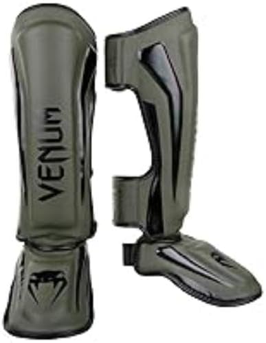 Venum Elite Boxen Schienbeinschutz M Khaki/Schwarz, M Khaki/Schwarz
