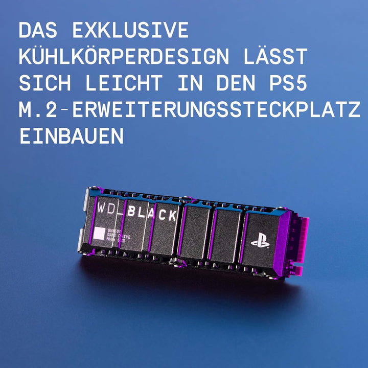 WD_BLACK SN850P 2 TB NVMe SSD Offiziell Lizenziert für PS5 Konsolen (interne Gaming SSD; optimierter
