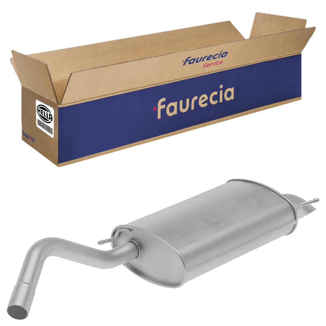 HELLA 8LD 366 030-261 Endschalldämpfer - Easy2Fit® Kit - hinten - zweiteilig - Set mit Anbauteilen