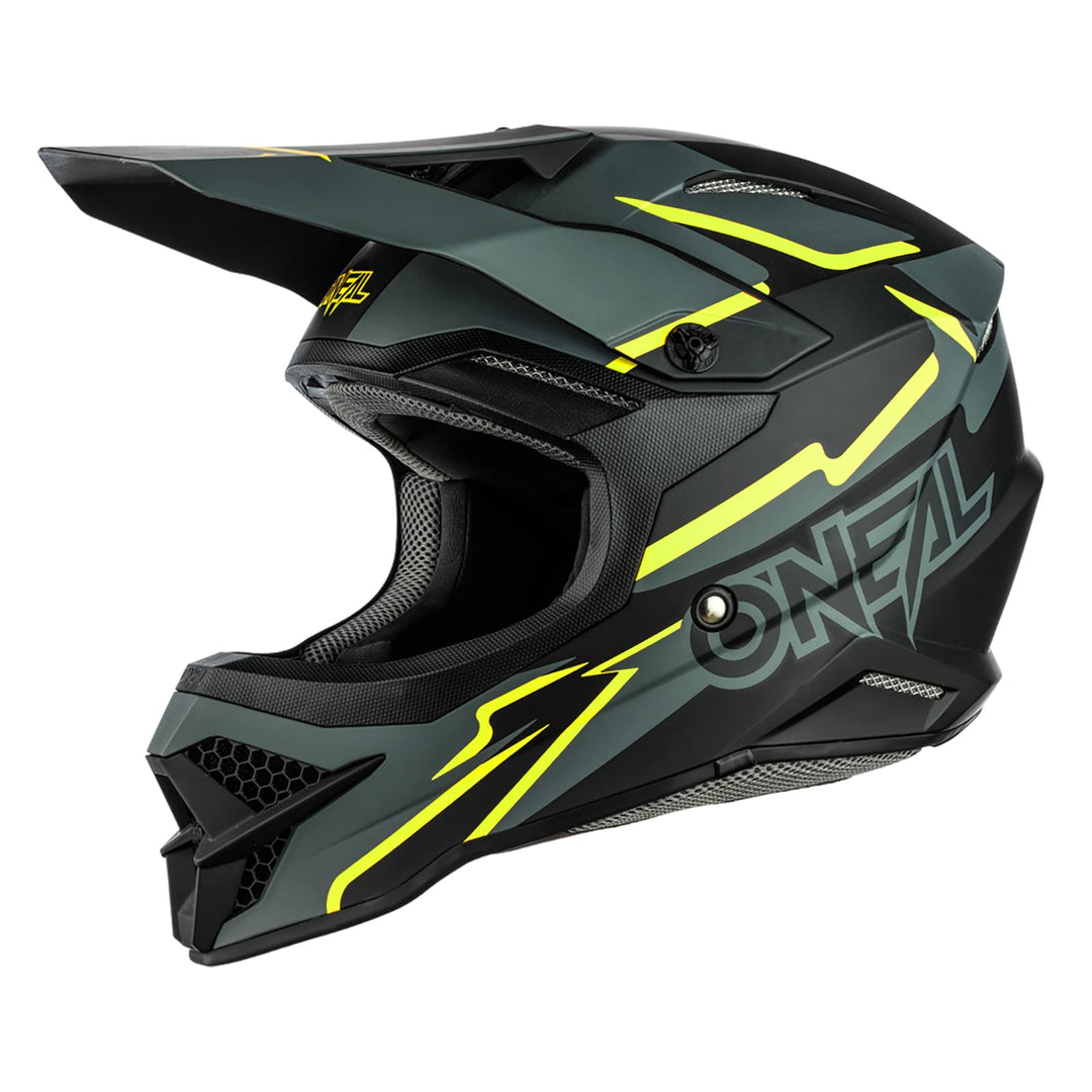 O'NEAL | Motocross-Helm | MX Enduro | ABS-Schale, Lüftungsöffnungen für optimale Belüftung & Kühlung