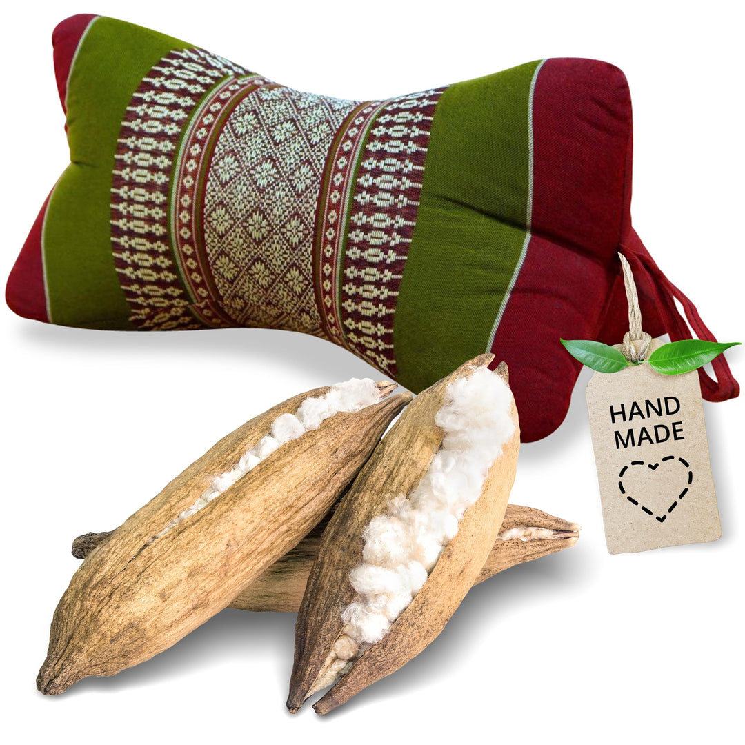 livasia Nackenstützkissen Knochenkissen - Ø 15x32cm - Nackenkissen Knochenform, Sofakissen, Lesekiss