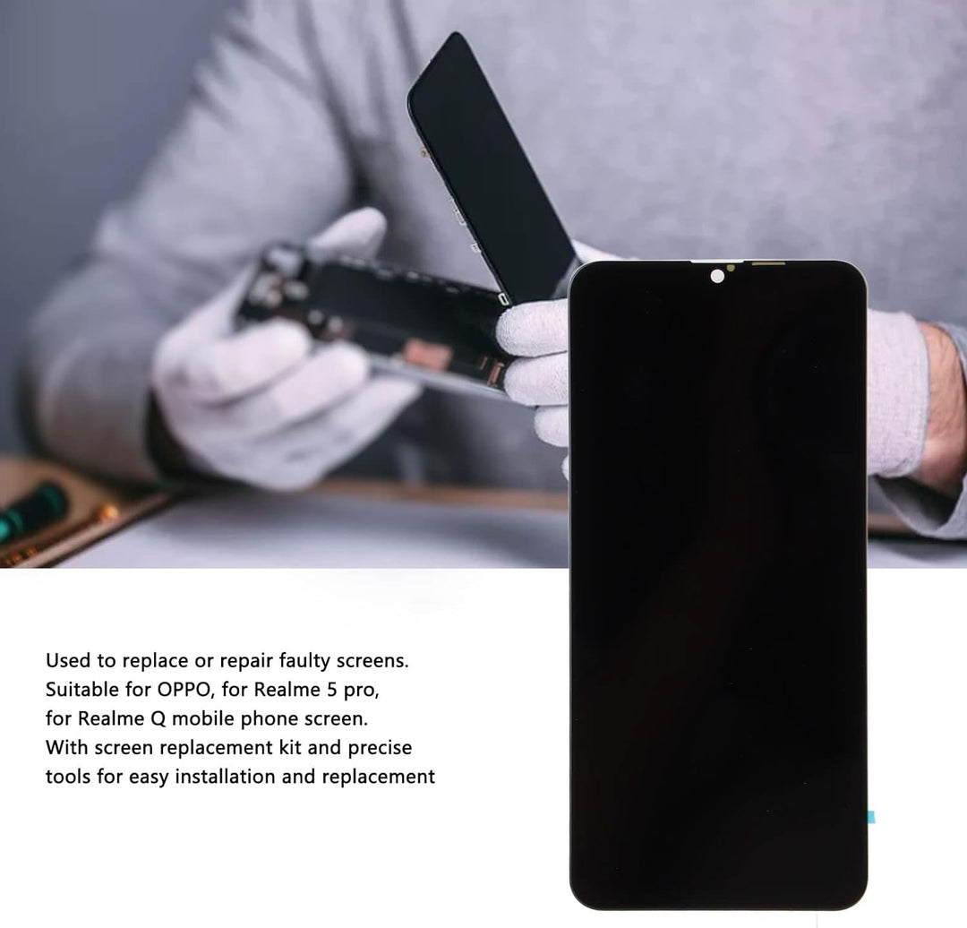 ciciglow LCD Display Touchscreen Digitizer Montage, Handy Bildschirm Ersatz Reparatur Teil für Oppo