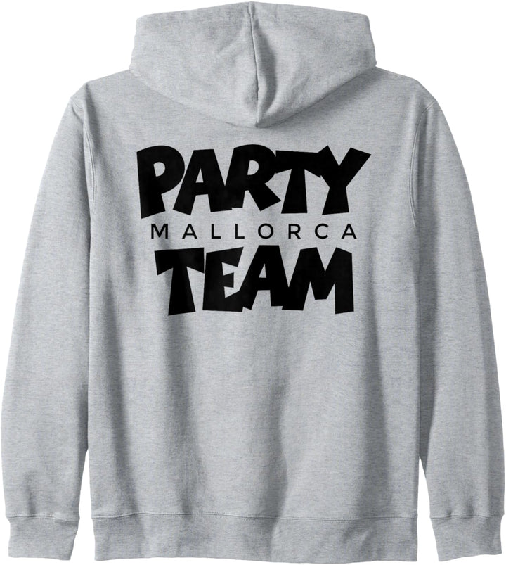 Mallorca Party Team (Schwarz) Malle Kapuzenjacke