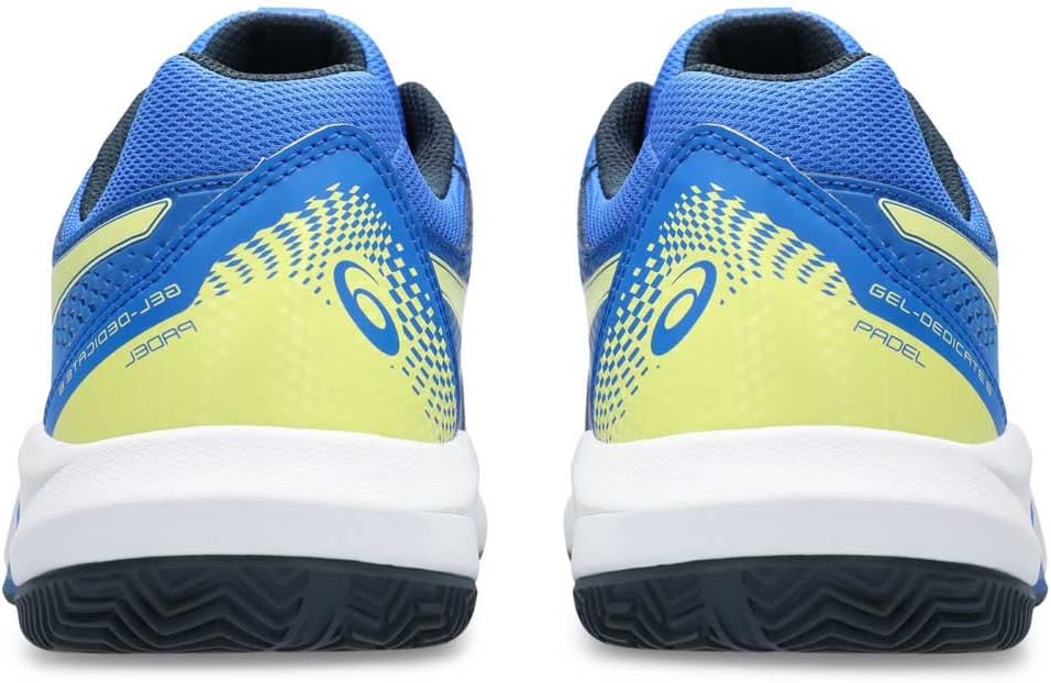 ASICS Dedicate 8 Mann Tennisschuhe Blau Weiss 39.5 EU Illusion Blue Glow Yellow, 39.5 EU Illusion Bl