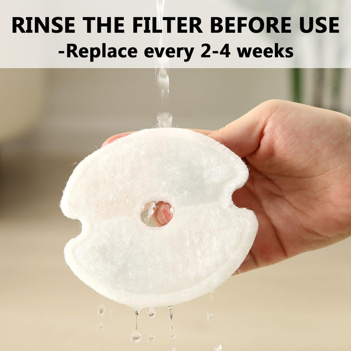 Ersatzfilter für Trinkbrunnen für Katzen und Hunde, PewinGo Das Original Ersatzfilter mit Harz und A