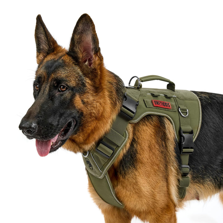 OneTigris Hundegeschirr Grosse Hunde, TACTILITE Taktisches Langlebig Anti Zug Geschirr, No Pull Vers