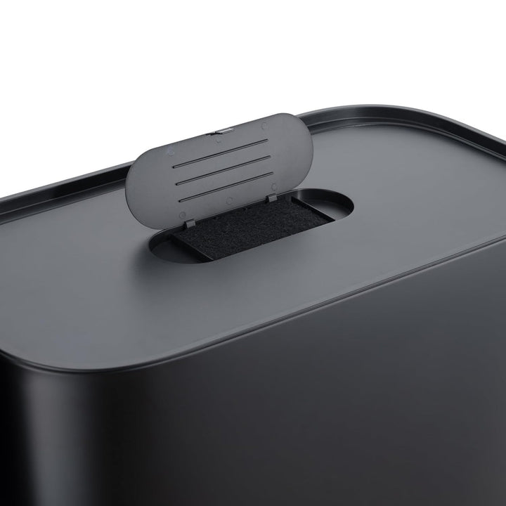 SVITA MLT2X30 Mülleimer 2 x 30 Liter Treteimer Abfalleimer 60 Liter mit 2 Fächern mit zusatz Fach fr