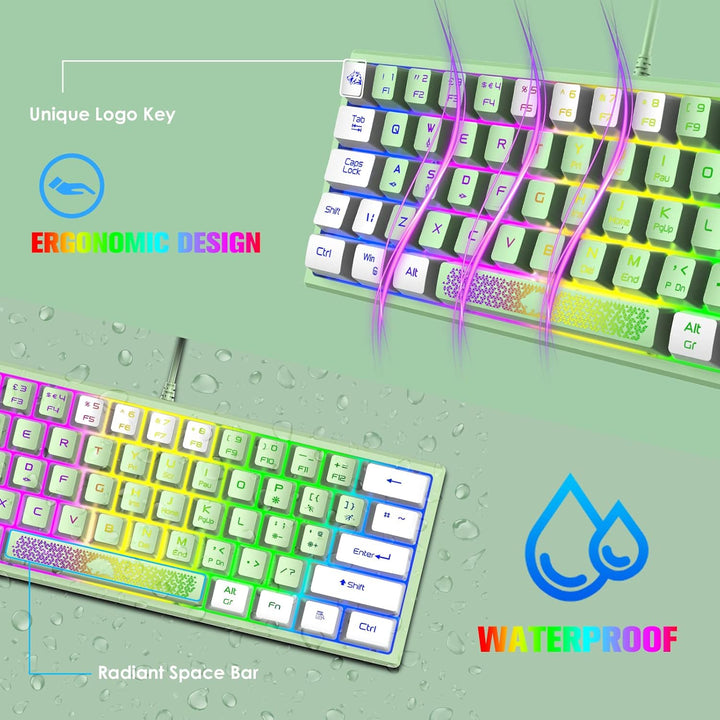 ZIYOU LANG Pc Tastatur Maus mit Kabel, mäuse, tastaturen & eingabegeräte, Gaming-Tastatur-Maus mecha
