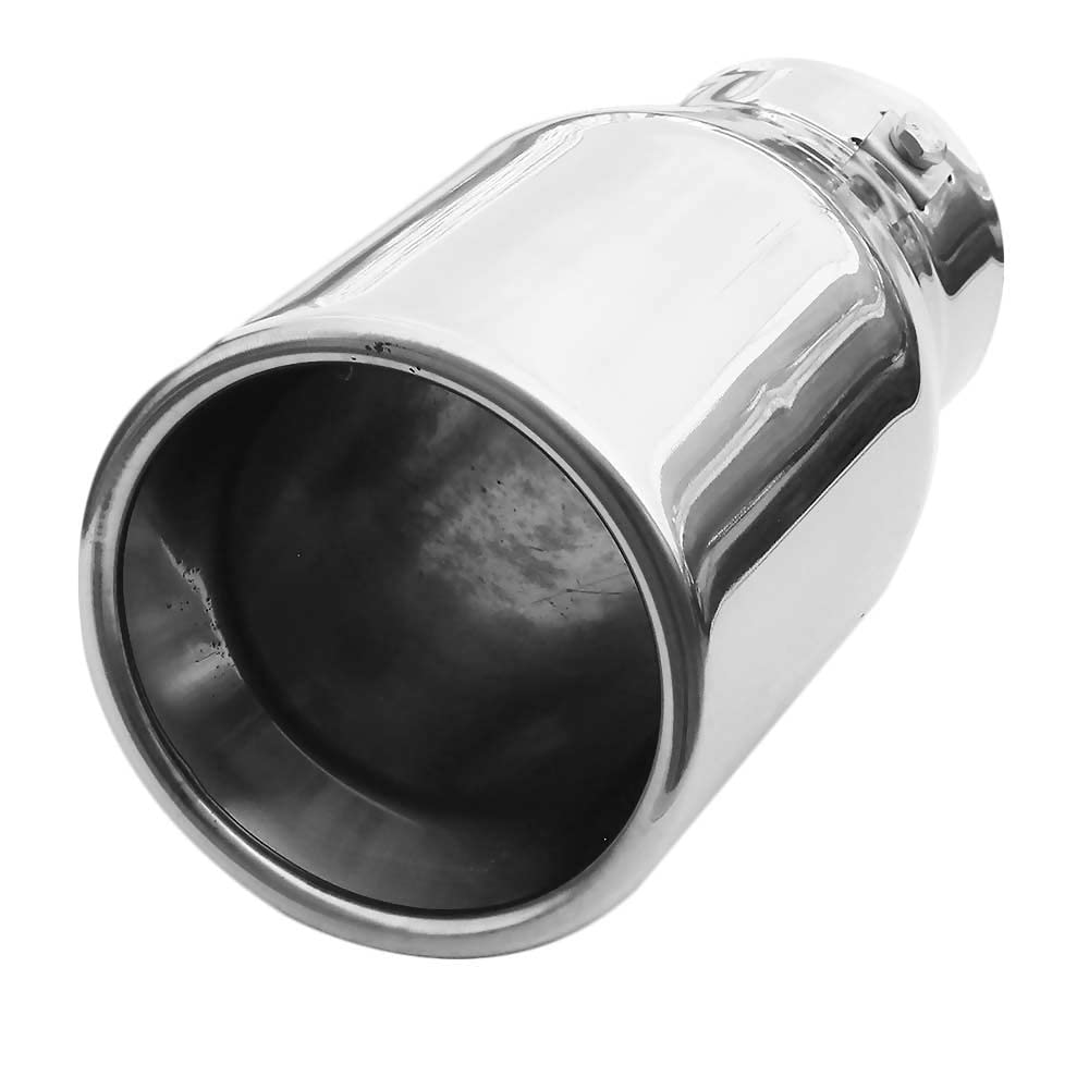 Auspuffblende Rund Endrohr Edelstahl Auto Endrohrblenden Auspuffendrohr Auspuffrohr Tuning Universel