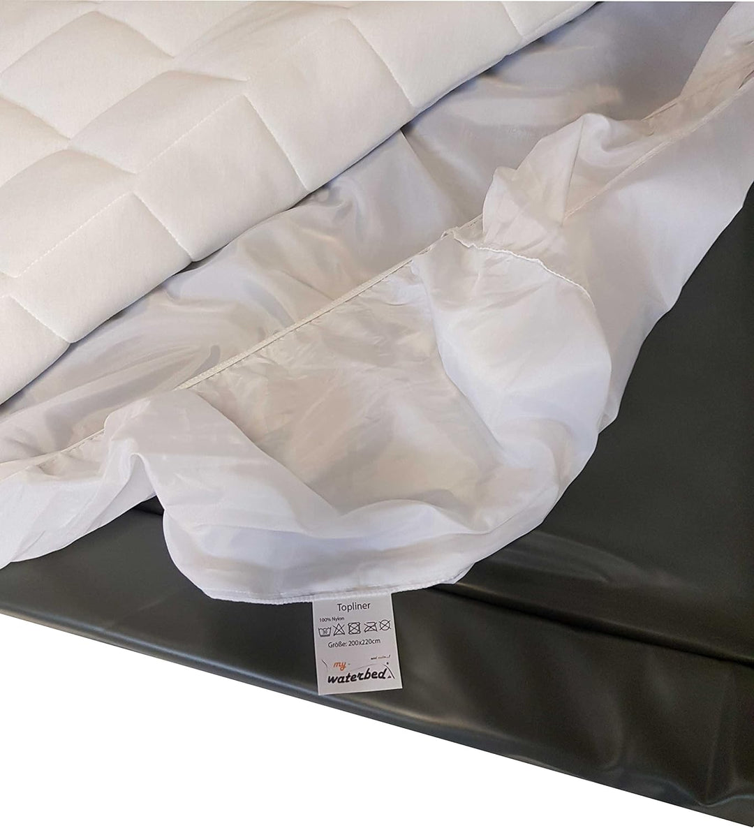 my-waterbed Topliner Capliner Schonbezug Protector Staubschutz für Wasserbetten Matratzen (160x200cm