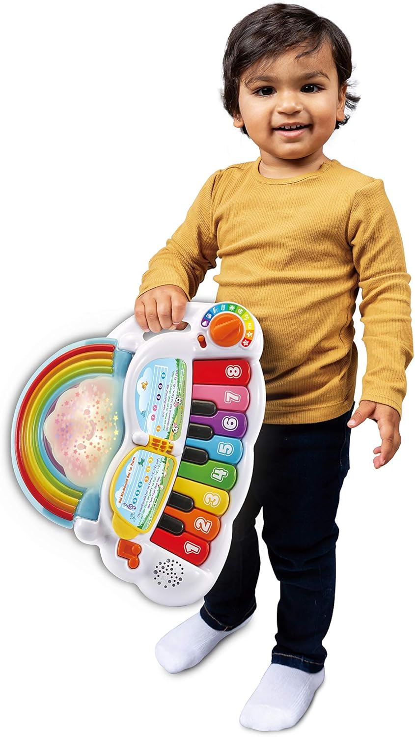 Babys Regenbogen-Keyboard - Vtech 80-612404 Babyspielzeug, Bunt