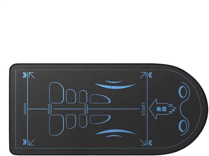 Bauchroller, Matte, rutschfeste Trainingsmatte, Bauchmuskel-Matte, 7 mm dicke Bodenplatte, Schalldäm