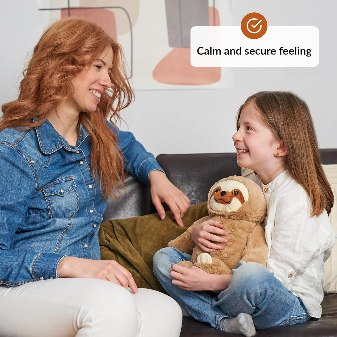 ODOXIA Faultier als Weighted Stuffed Animal 1.4 kg | Das Gewichtskuscheltier für Kinder und Erwachse