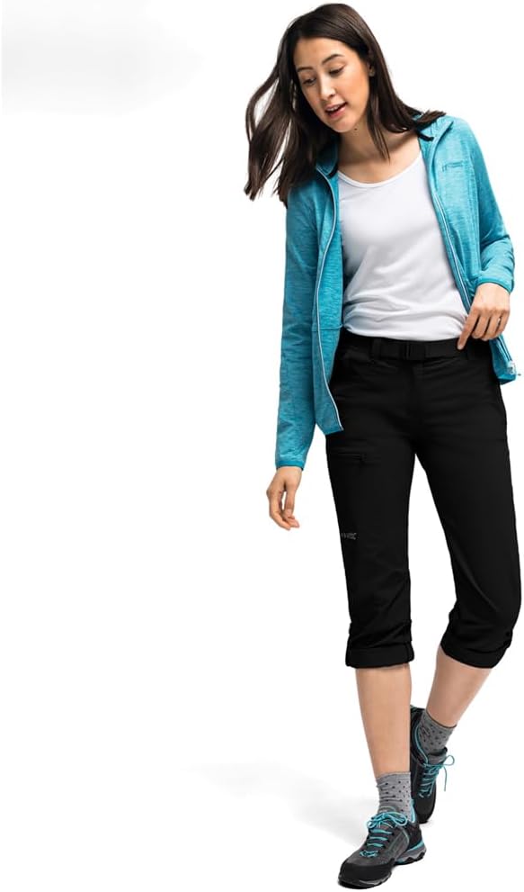Maier Sports Damen Outdoorhose Lulaka, funktionale Wanderhose, atmungsaktive Trekking-Hose mit Rollu