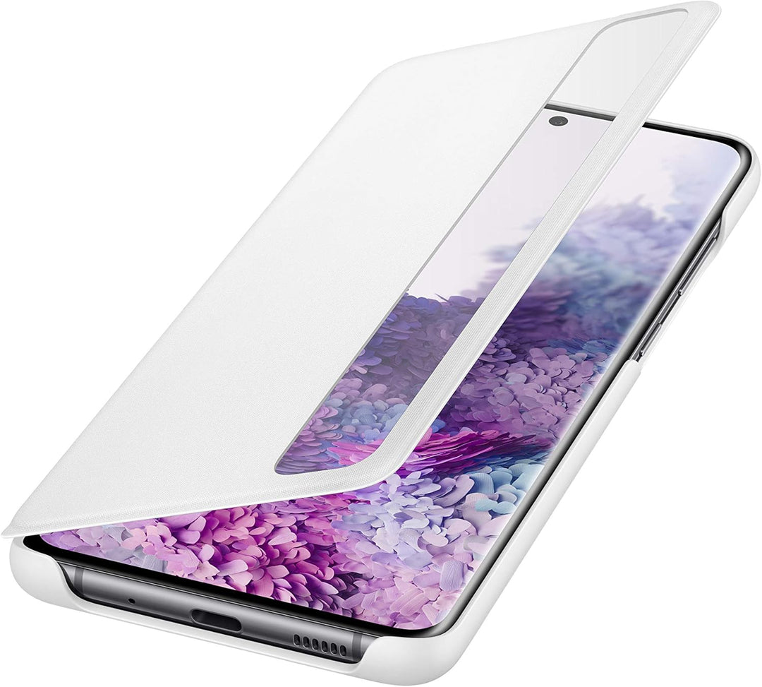 Samsung Clear View Smartphone Cover EF-ZG985 für Galaxy S20+ | S20+ 5G Flip Cover, Handy-Hülle, extr