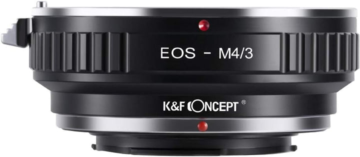 K&F Concept EOS-M4/3 Objektivadapter Objektiv Adapter Ring für EOS EF Objektiv auf M4/3 MFT Olympus