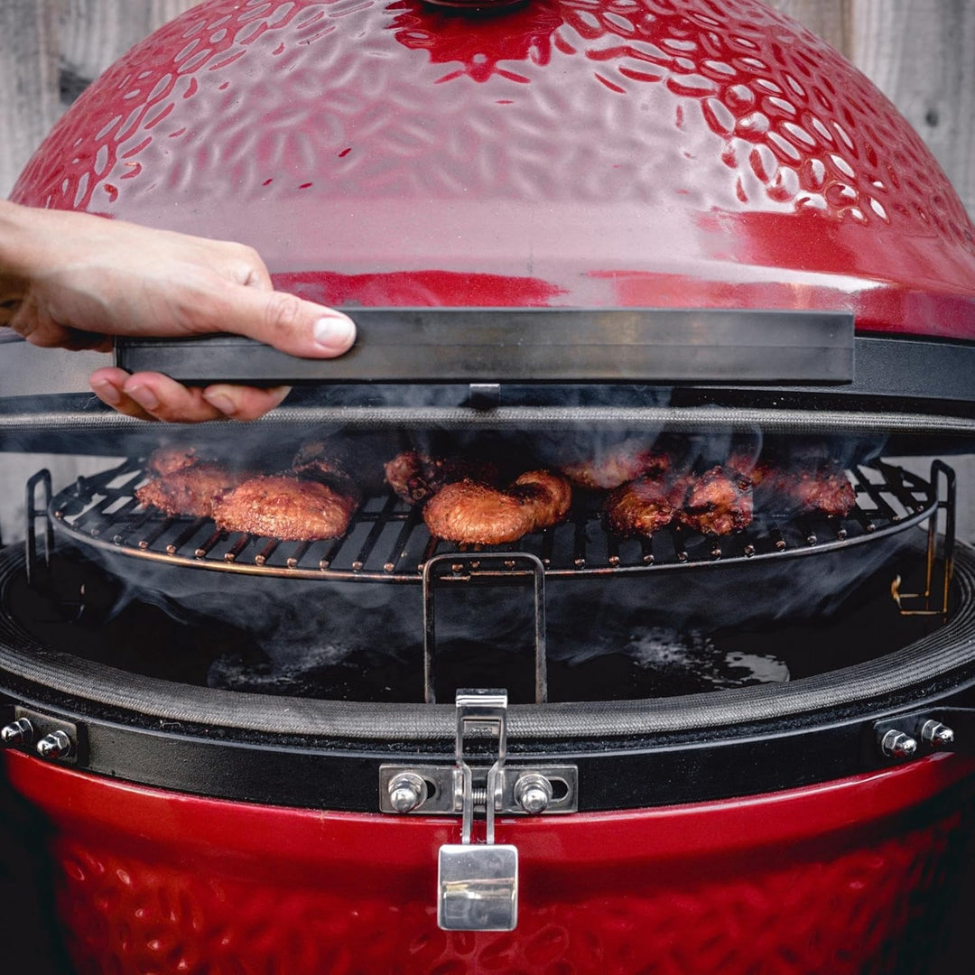 Kamado Joe® - SloRoller mit Kochgestellsystem Big Joe Schwarz Big Joe SloRoller, Big Joe SloRoller
