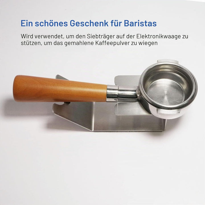 Tamper-Halter-Ständer, Edelstahl-Kaffee-Siebträgerständer, Kaffee-Siebträger-Halter, Organizer, Bode