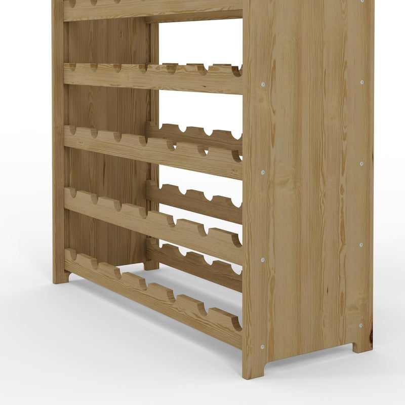 Lenmar Weinregal Weinregal Holz Flaschenregal für 91 Flaschen