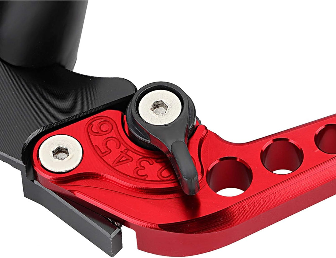 Qiilu 1 Paar Universal-Brems- und Kupplunghebel für Motorräder mit 7/8-Zoll-Lenker (22 mm), für Haup