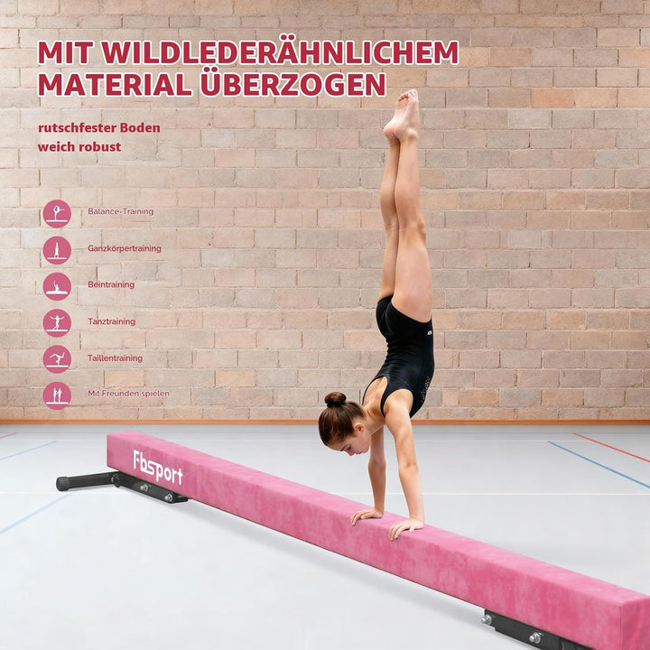 FBSPORT schwebebalken Kinder schwebebalken für zuhause schwebebalken höhenverstellbar Gymnastik Bala