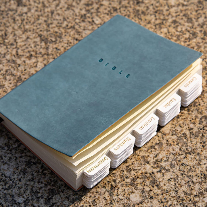 Bibel-Tabs für Frauen/Männer/Kinder, weisse Bibel-Tabs mit goldenem grossem Druck, leicht zu lesen,