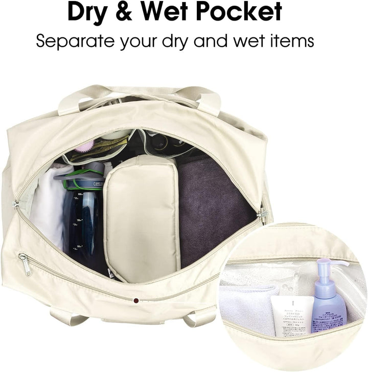 Ceneda Sporttaschen Klassische Reisetasche mit Schuhfach und Kulturtasche Sporttasche Damen Herren T