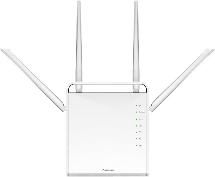 STRONG Dual Band Gigabit WLAN Router 1200, Bis 1200 Mbit/s für 5GHz WiFi, LAN, WAN, WLAN Verstärker,