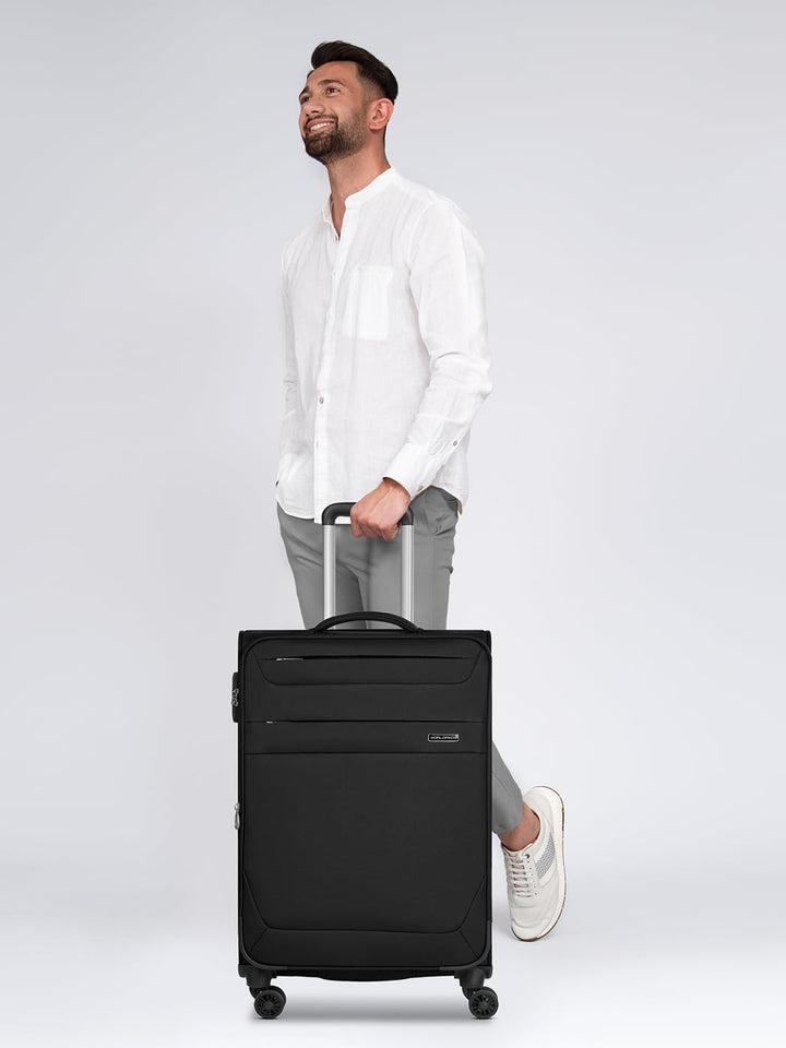Worldpack mittelgrosser Weichgepäck Check-in Koffer | Trolley 42 x 27 x 67 cm aus hochwertigem, robu