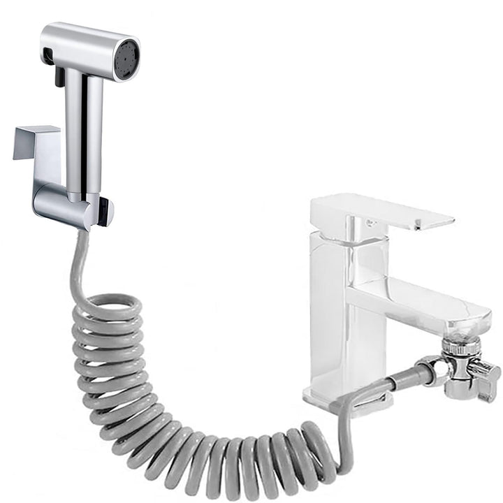 Bidet Handbrause Set, Dual-Jet-Modus, ABS-Sprühkopf mit erhöhtem Druck, Baby-Stoffwindel-Sprühset mi