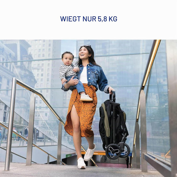 Graco Myavo™ Reisebuggy, ab Geburt bis ca. 4 Jahre (bis 22 kg), leicht, schnell zusammenklappbar, zu