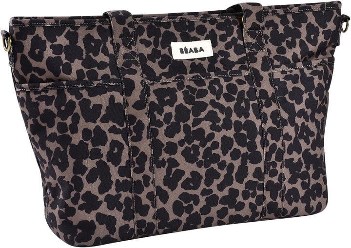 BÉABA Wickeltasche Baby Madrid 22L – Wickeltasche im Tote-Format, Unisex für Mama und Papa, 11 Fäche