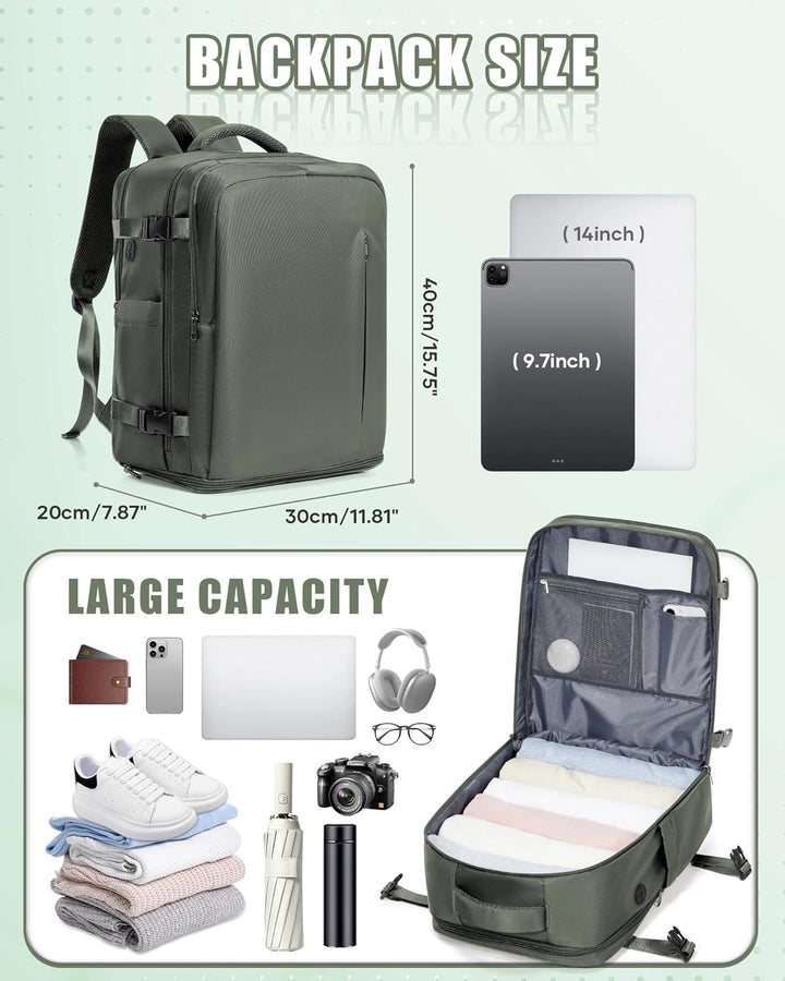 SZLX Rucksack 40x30x20 Wizz air Handgepäck Rucksack für Ryanair Vakuum Reiserucksack Flugzeug Easyje