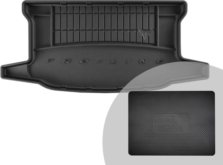 FROGUM ProLine 3D Gummimatte Exklusive Auto Kofferraummatte Kofferraumwanne für Toyota Yaris III Act