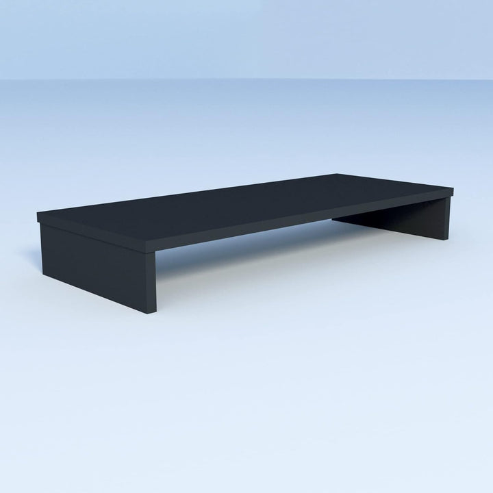 Henor TV-Ständer aus FSC® Holz, TV-Bildschirmerhöhung, 85 x 35 x 12 cm, Tragkraft 50 kg, Graphit 85x
