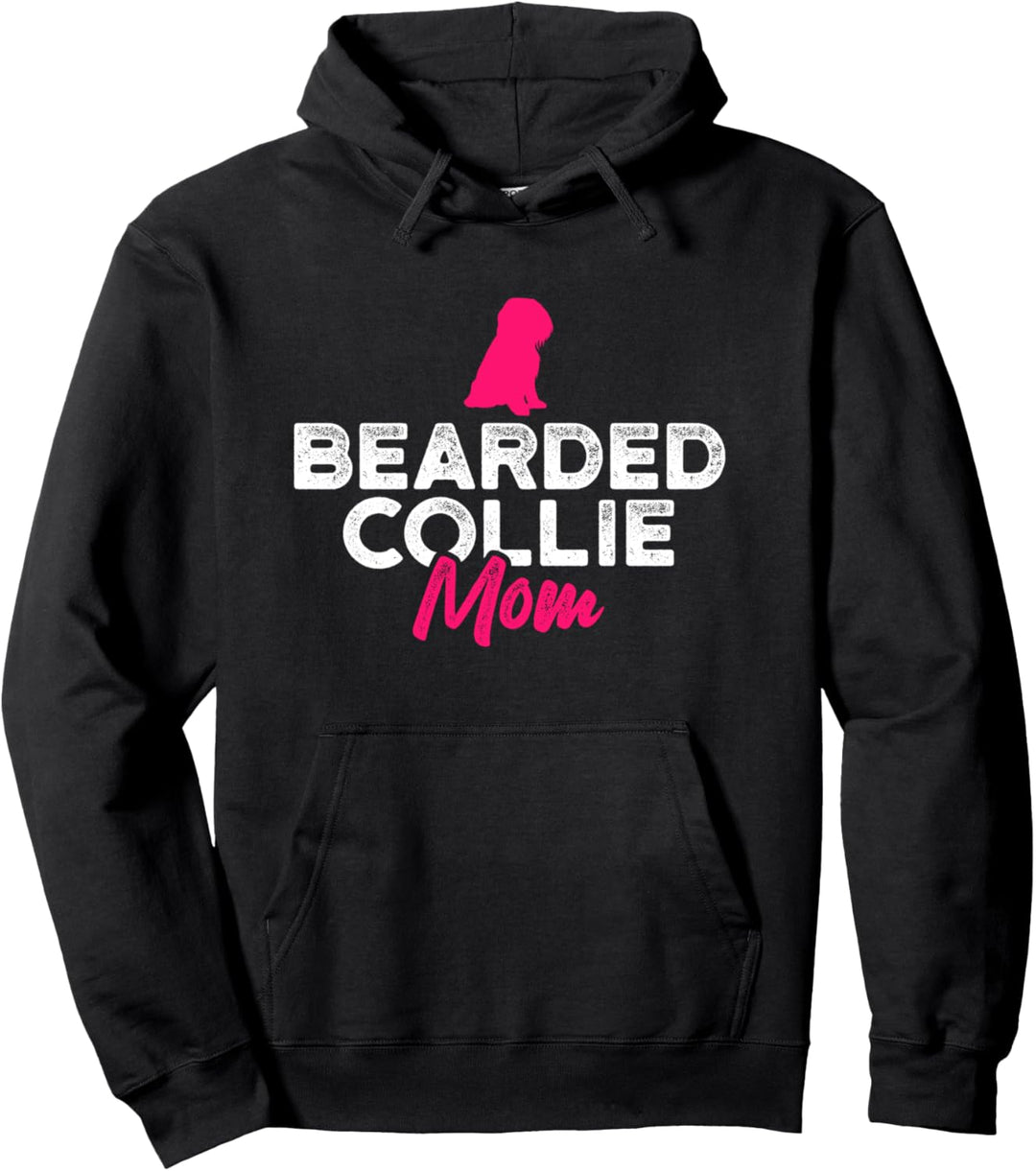 Bearded Collie Mom Pullover Hoodie