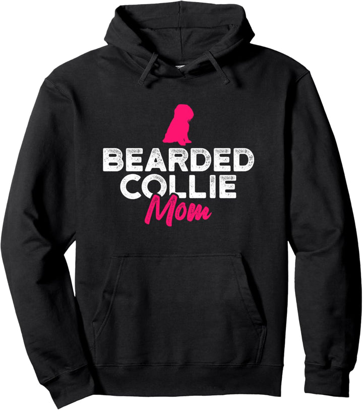Bearded Collie Mom Pullover Hoodie