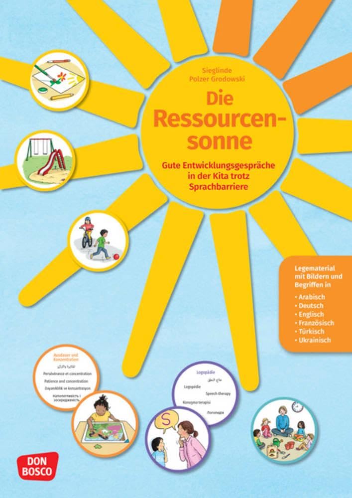 Die Ressourcensonne: Gute Entwicklungsgespräche in der Kita trotz Sprachbarriere: Legematerial mit B