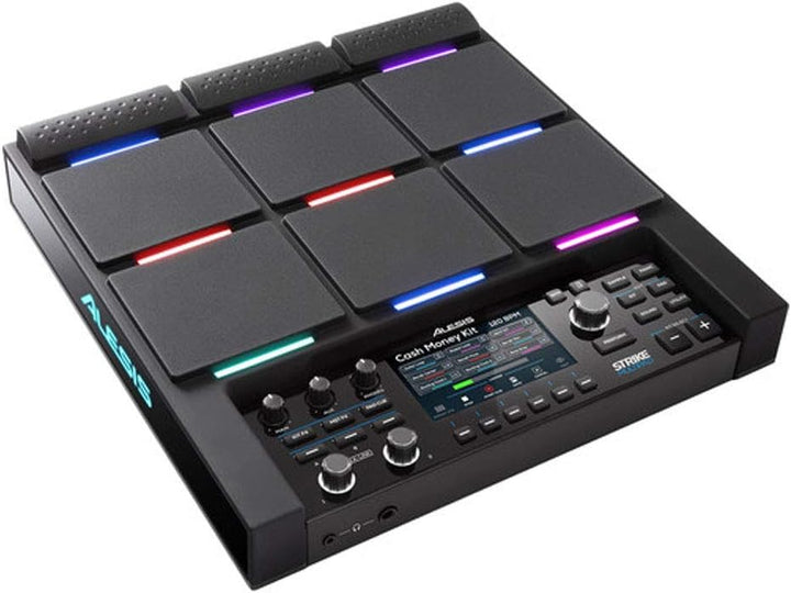 Alesis Strike Multipad - Perkussions-Pad mit 9 RGB-hintergrundbeleuchteten Pads, Sampler, Looper, in