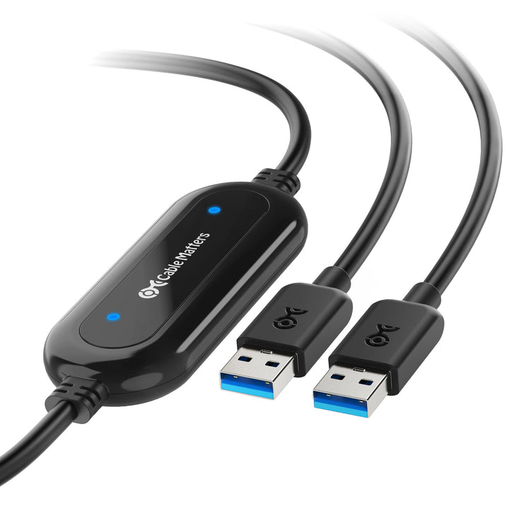 Cable Matters USB 3.0 PC zu PC USB Link Kabel 2m (USB Datenkabel/PC zu PC linkkabel) für Windows und