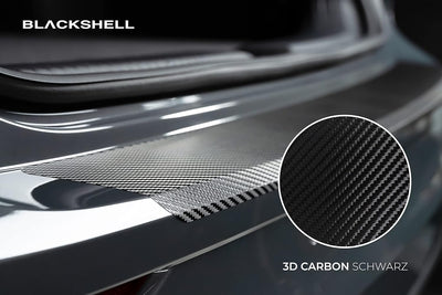 Blackshell® Ladekantenschutz Folie passend für VW Touran | Typ 1T/GP/GP2 | Bj. 2003-2015 Carbon Matt