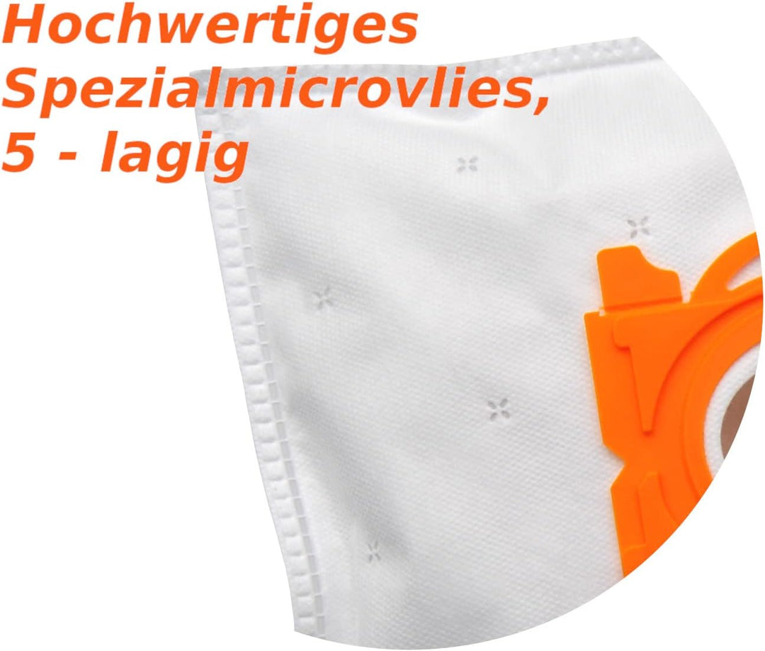 20 Staubsaugerbeutel geeignet und kompatibel mit AEG VX4 EFFICIENCY, VX6, VX7, VX9, S-Bag