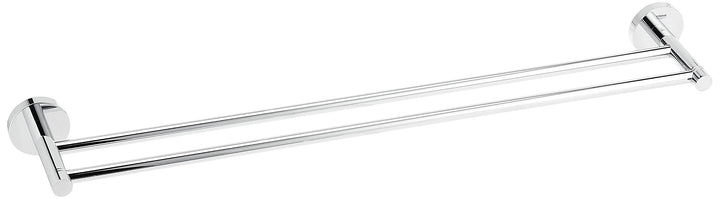 GROHE Essentials - Doppel-Badetuchhalter (verdeckte Befestigung, 654 mm, langlebige Oberfläche), chr