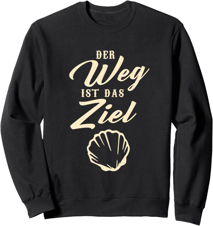Camino de Santiago Jakobsweg Design für Pilger Sweatshirt