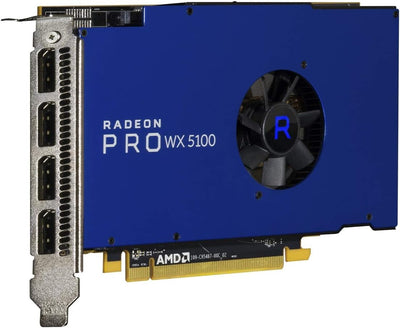 AMD – FirePro Radeon Pro WX 5100 8 GB PCIe 3.0 16 x 4 x DP Retail in GPU-Speicher