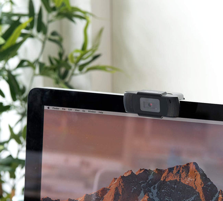 Somikon Webcamera: Full-HD-USB-Webcam mit Mikrofon, für PC und Mac, 1080p, 30 fps (Kamera PC, Webcam