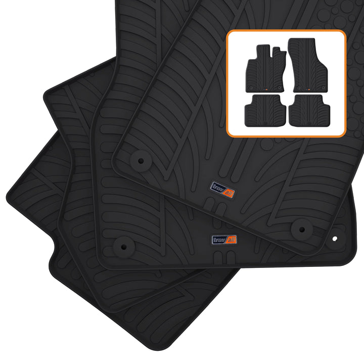 Travall Mats Gummifussmatten Kompatibel Mit Skoda Octavia Fliessheck und Combi (2012-2020) Scout (20