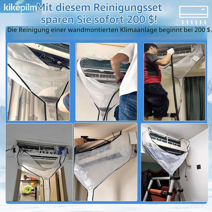 Professionelles Klimaanlage Reinigungsset &amp; Reiniger für Split-Klimaanlagen | Umfassendes Wartungsse