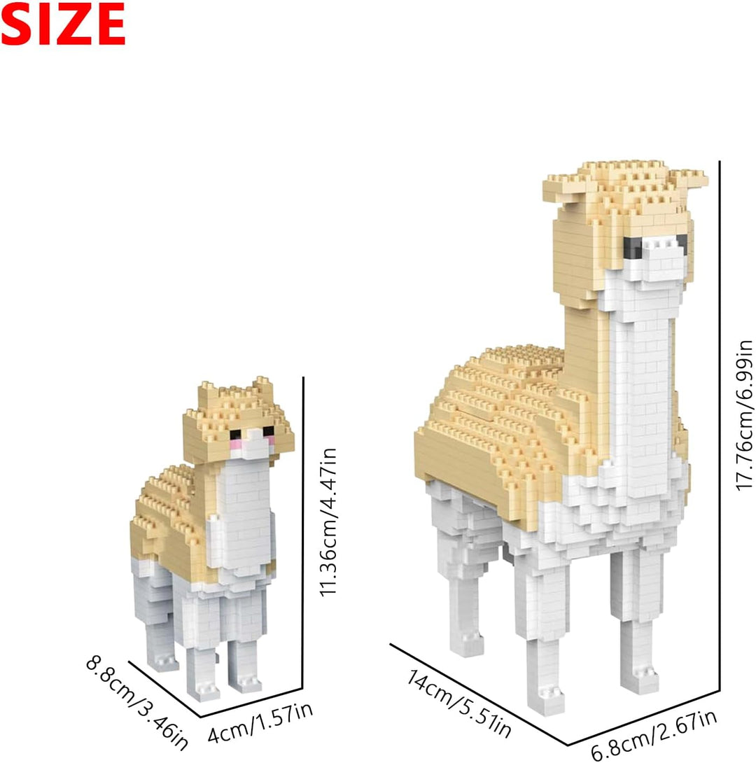 Larcele 1258 Stücke Mikro Bausteine Spielzeug Kit, Mini Bricks Bauen Bauklötze Satz KLJM-07 Mehrweg