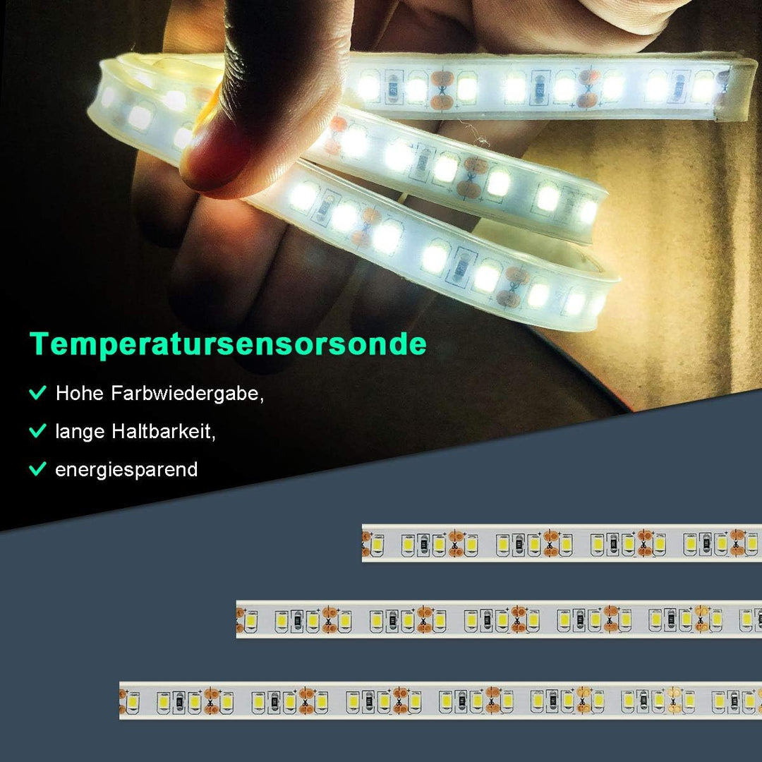 SONNI Badspiegel mit LED-Beleuchtung 50×70 cm Warmweiss Wandschalter Badezimmerspiegel Wandspiegel I